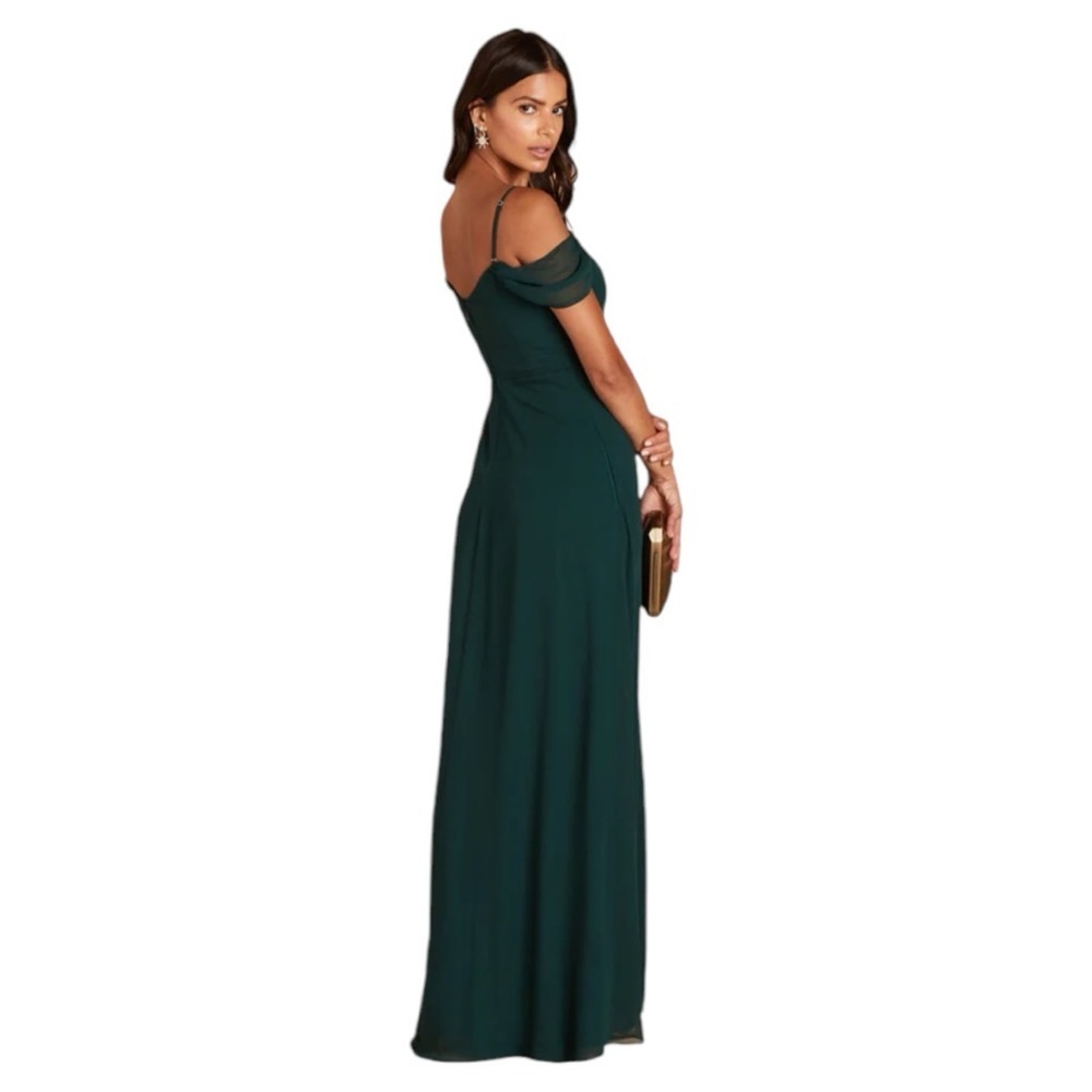 Birdy Grey Spence Convertible Dress in Chiffon Emerald XS - Picture 3 of 9